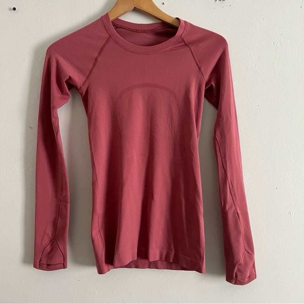 Lululemon mauve pink swiftly tech long sleeve